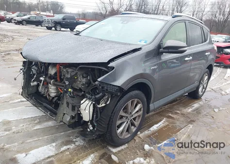 2016 Toyota Rav4 Hybrid Limited из США, поврежденный, VIN JTMDJREV7GD016688